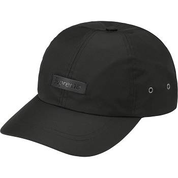 Klobouky Supreme Læder Patch 6-Panel Černé | CZ470HK